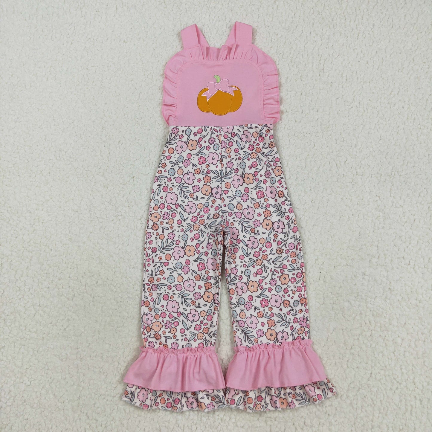 Sibling Baby Girls Embroidery Pants Romper Jumpsuits