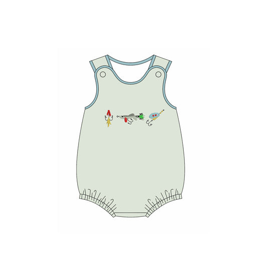 Baby Boys Sleeveless Fishing Hunting Rompers Preorder