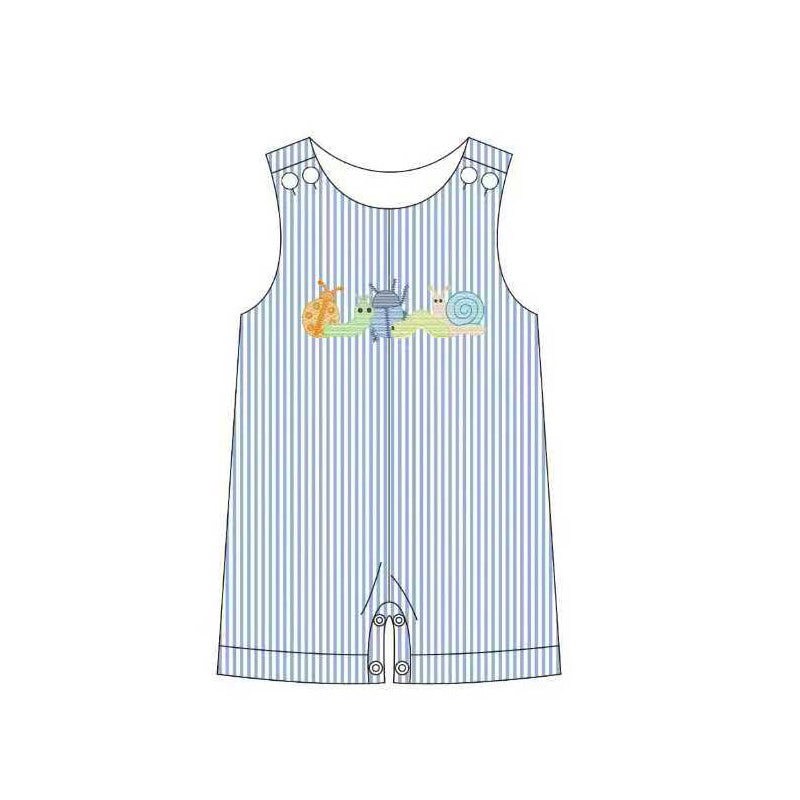Baby Boys Sleeveless Ladybirds Snails Stripe Shorts Rompers Preorder