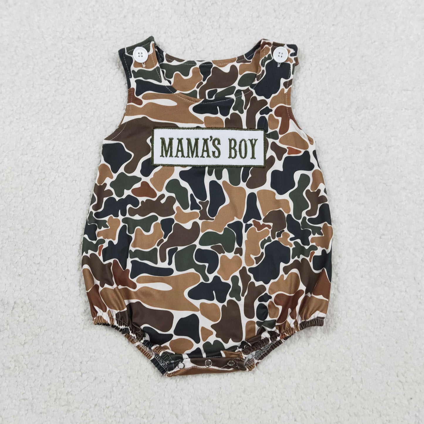 Sibling Embroidery Mama's & Daddy's Boys & Girls Southern Camo Rompers