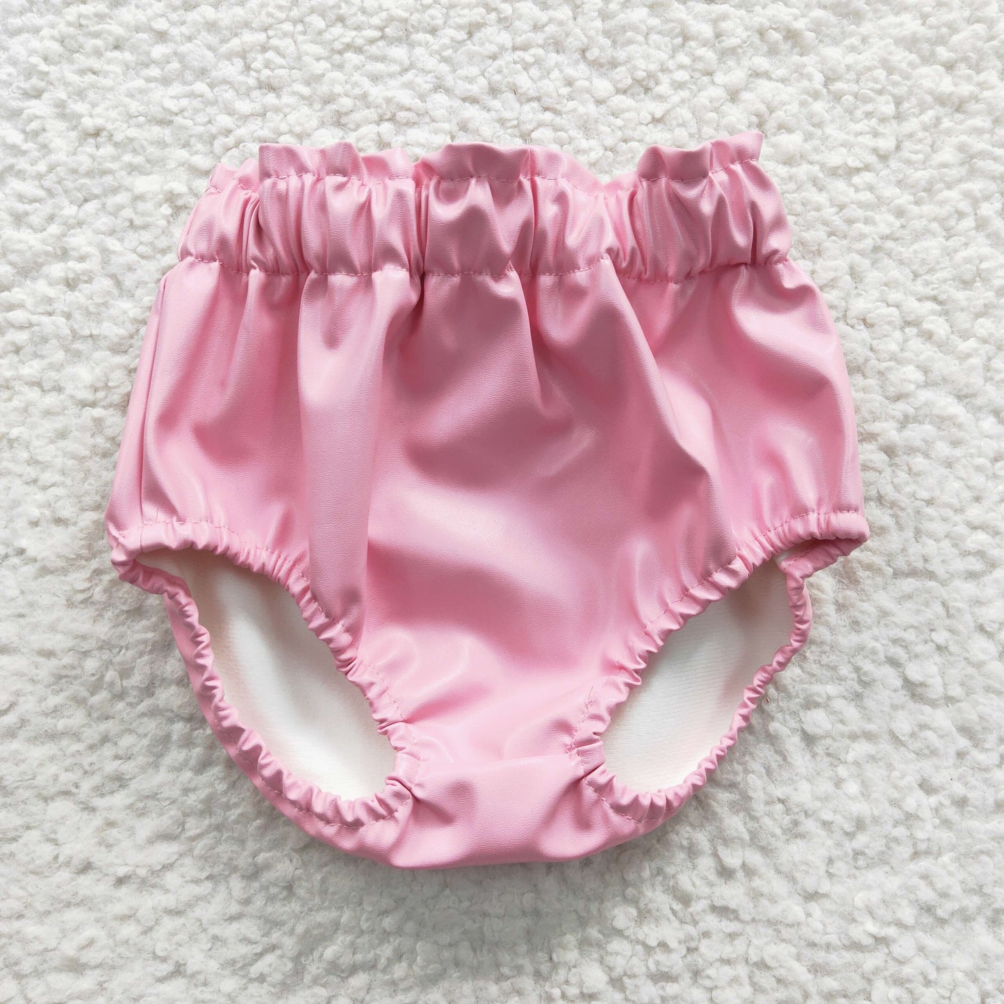 Sibling Baby Girls Leather Summer Bummies Bottoms