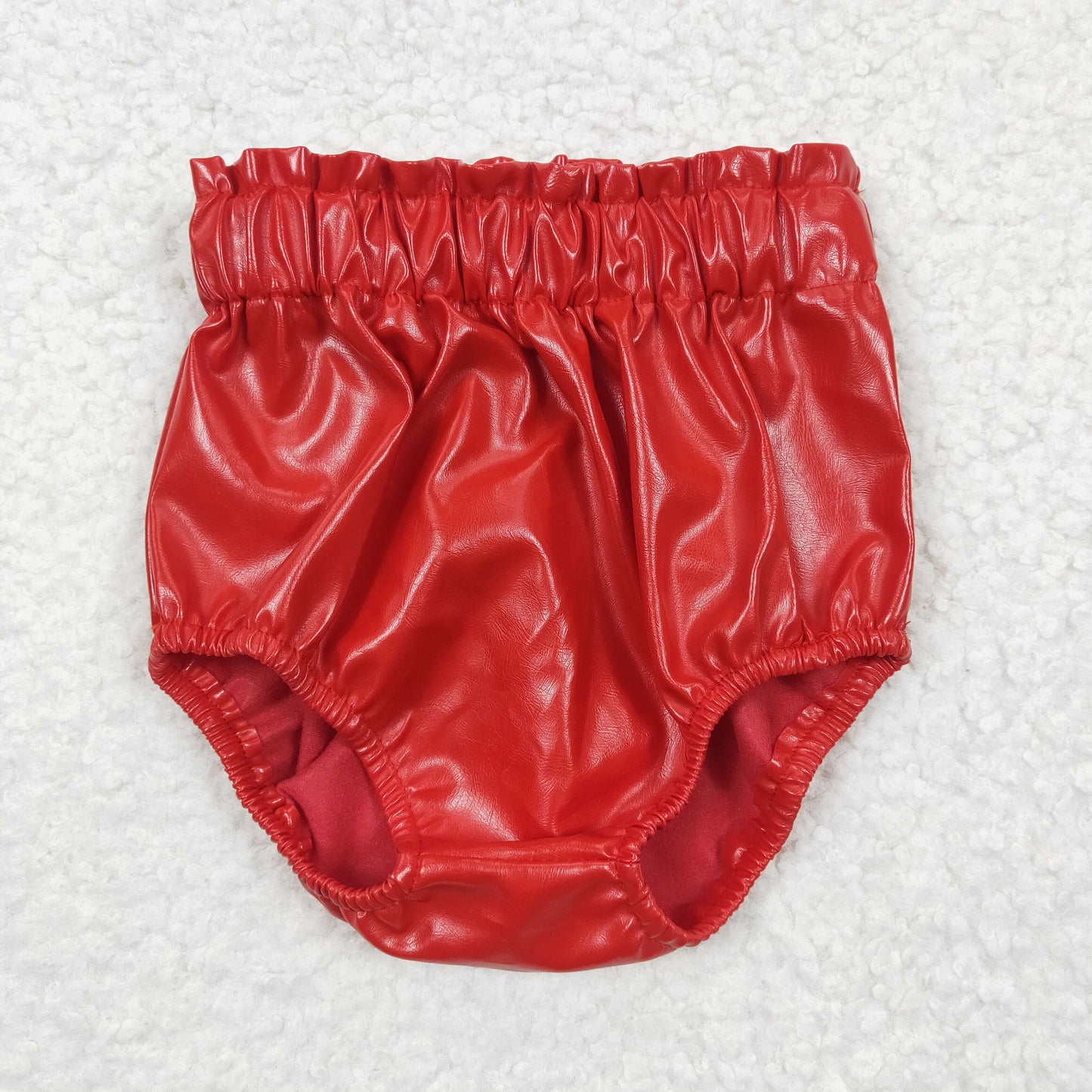 Sibling Baby Girls Leather Summer Bummies Bottoms