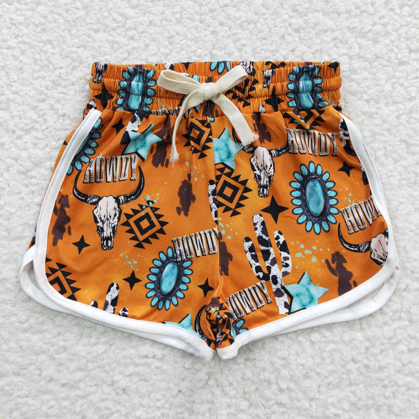 8 Colors Sibling Baby Girls Western Sports Summer Bottoms Shorts