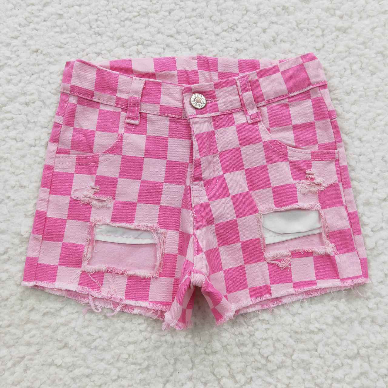 Sibling Baby Girls Denim Shorts Bottom