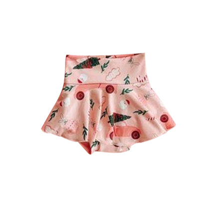 Baby Girls Pink Tree Christmas Bummies Bottoms Preorder