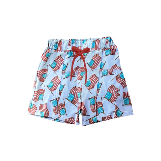 Baby Boys Flag 4th Of July Summer Bottoms Shorts Preorder