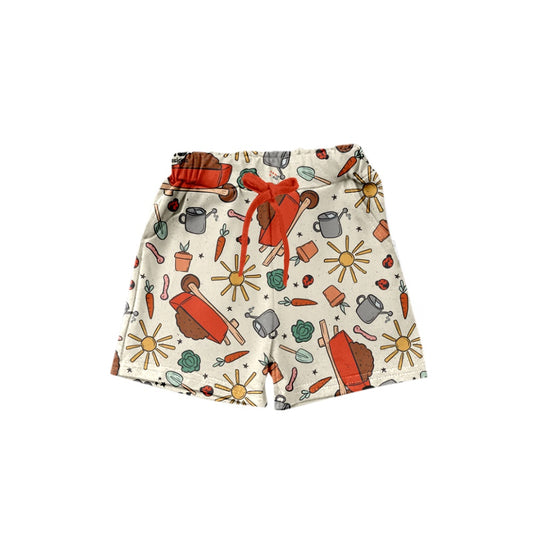 Baby Boys Summer Truck Carrots Bottom Shorts Preorder