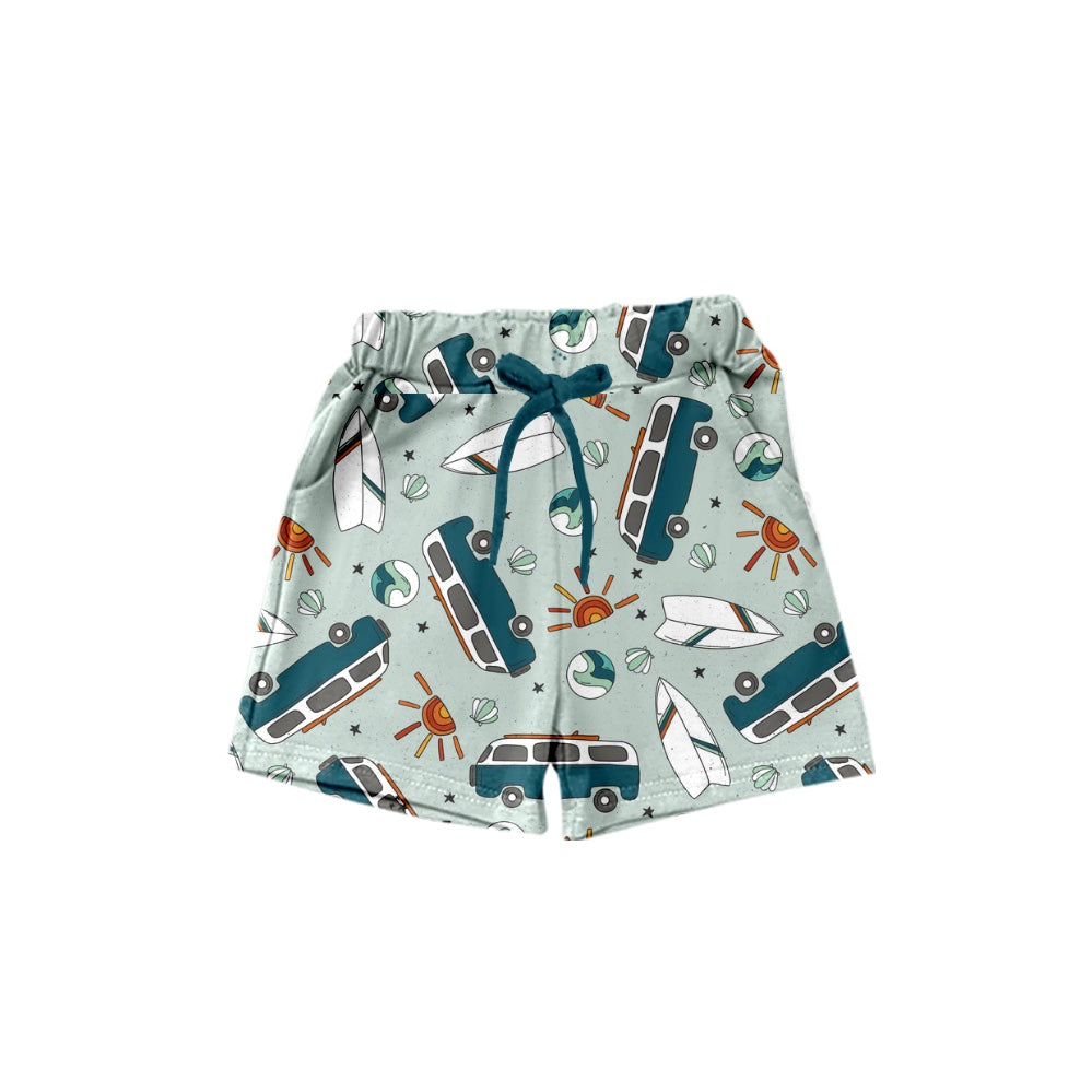 Baby Boys Summer Bus Bottom Shorts Preorder