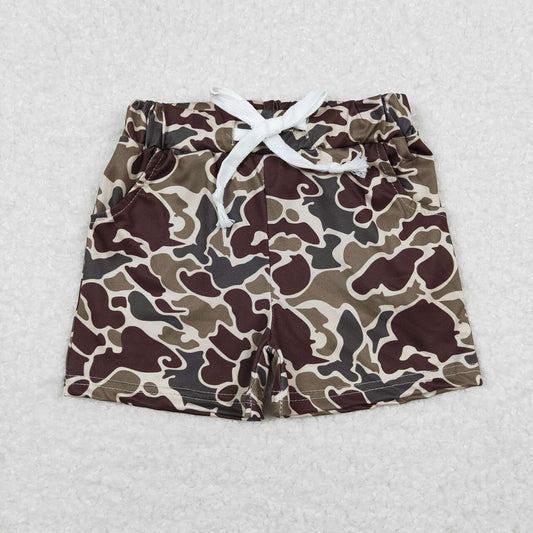USA Shop Baby Boys Summer Camo Pockets Bottom Shorts