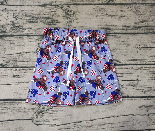 Baby Boys Summer Western Cow Bottom Shorts