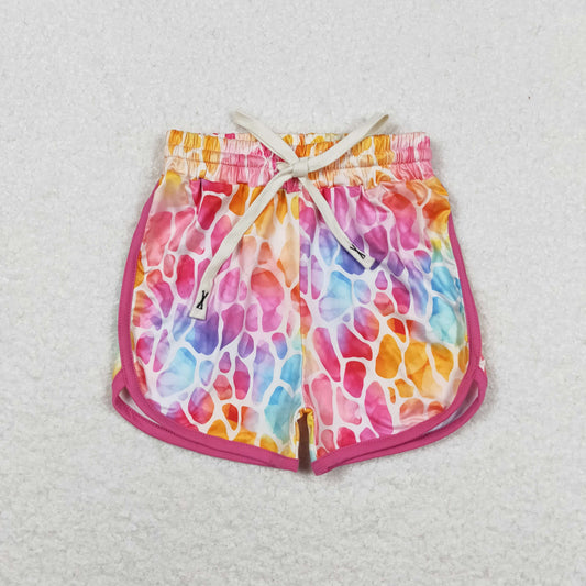 Sibling 4 Colors Baby Girls Summer Camo Plaid Shorts Bottoms