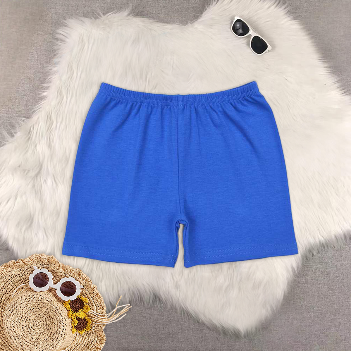 Baby Boys Summer Sibling Pockets Cotton Bottoms Shorts