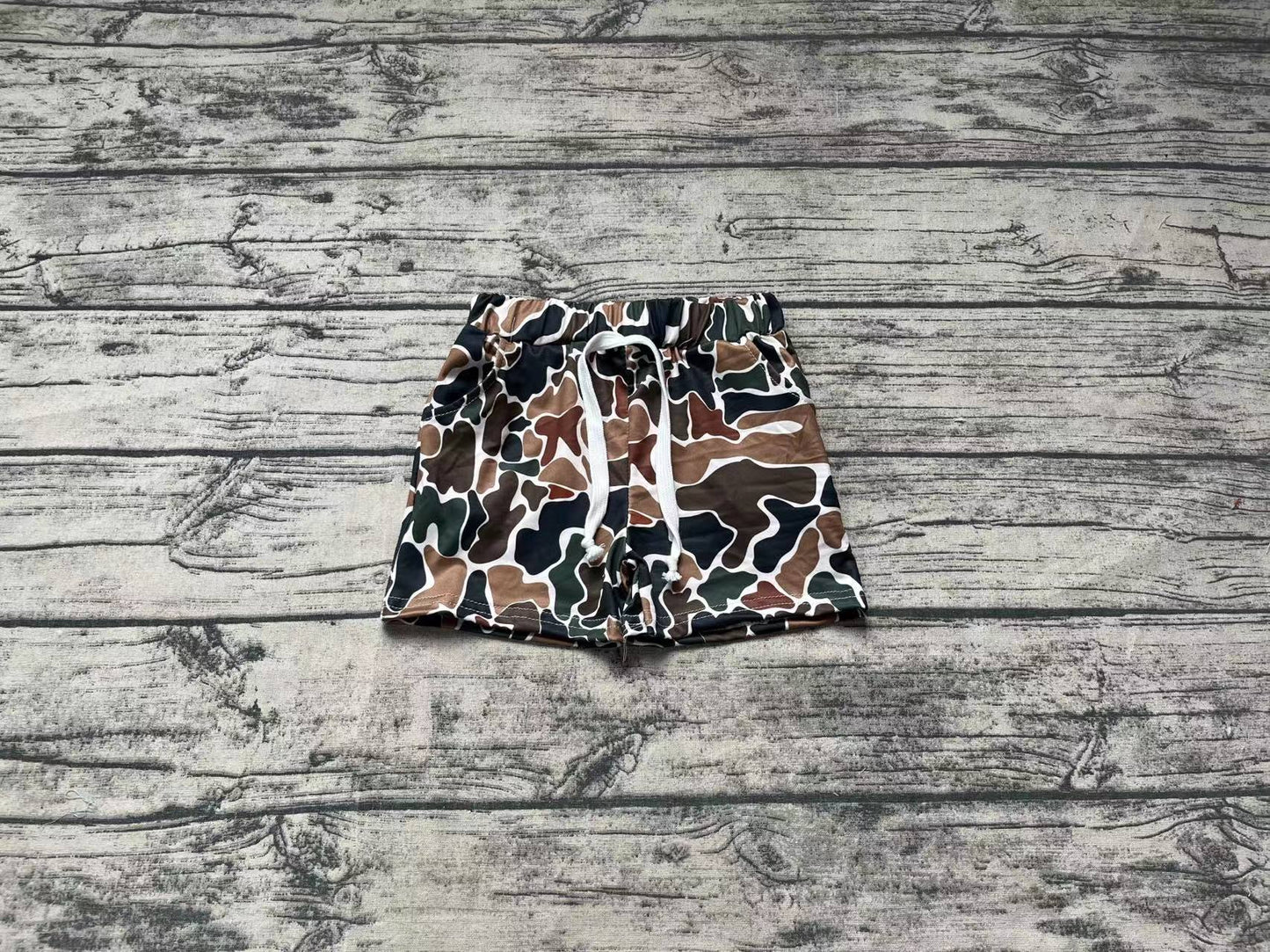 Baby Boys Brown Camo Summer Shorts Bottoms