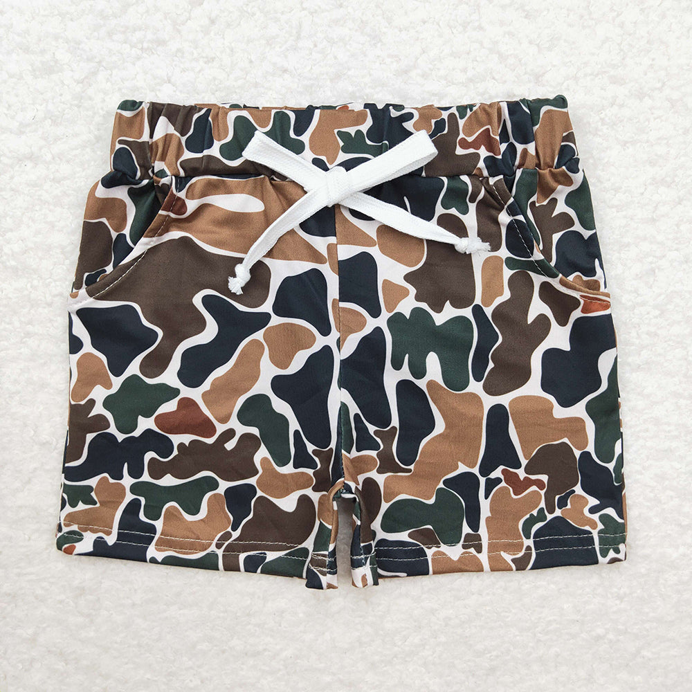 Baby Boys Brown Camo Summer Shorts Bottoms