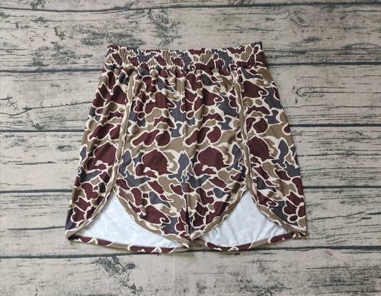 Adult Women Green Camo Summer Shorts