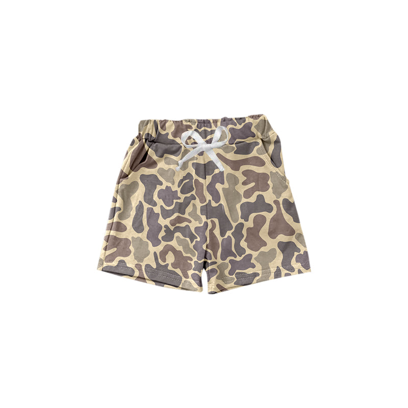 Baby Boys Brown Camo Summer Shorts Bottoms Preorder