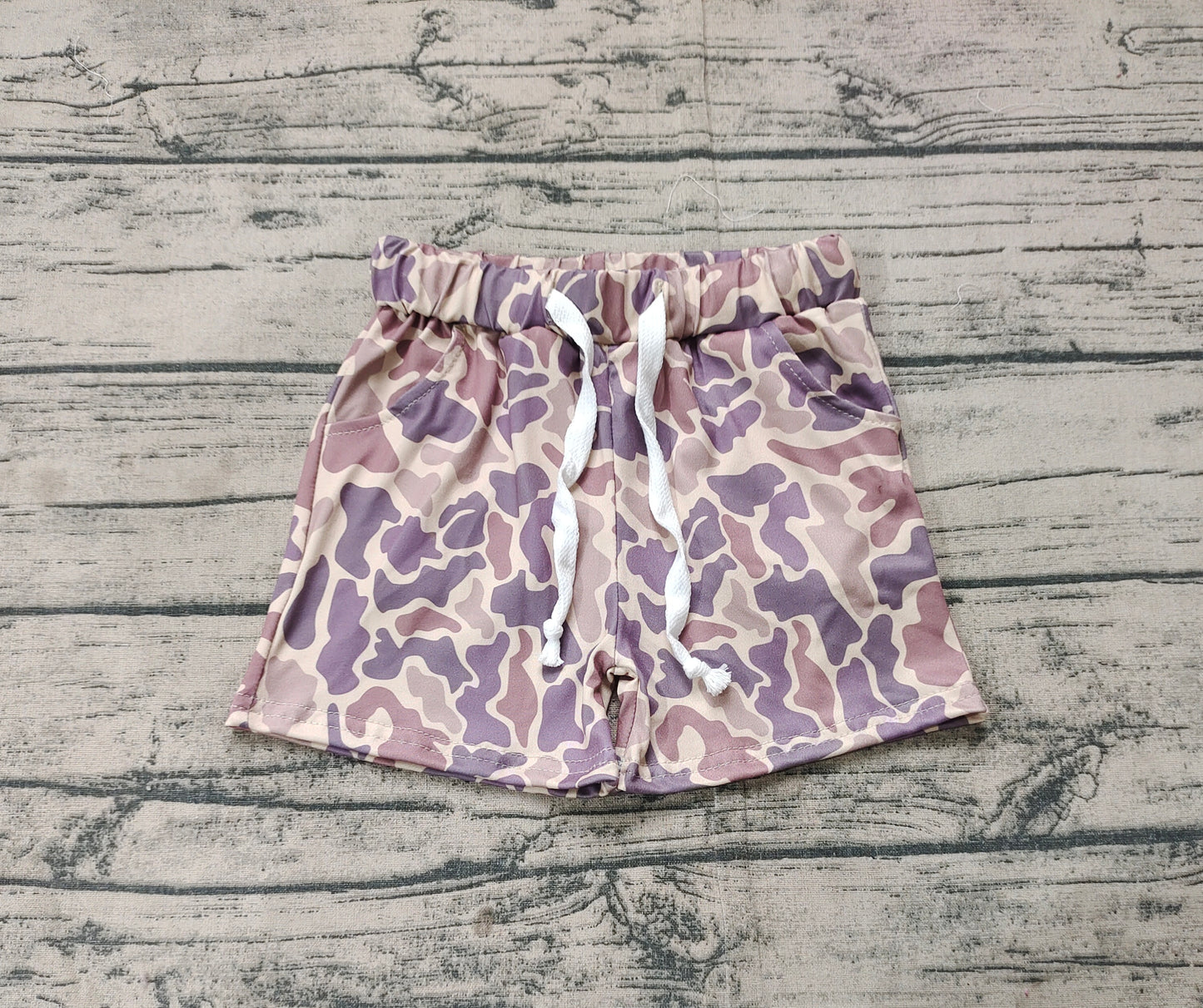 Baby Boys Brown Camo Summer Shorts Bottoms