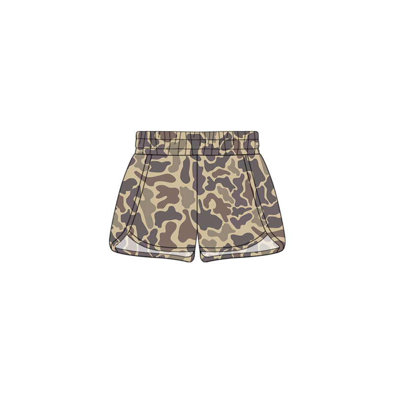 Baby Girls Brown Camo Summer Shorts Bottoms Preorder