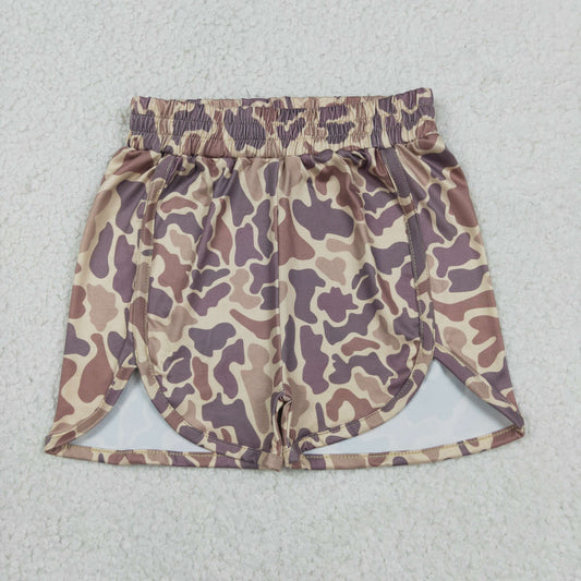 Baby Girls Brown Camo Summer Shorts Bottoms