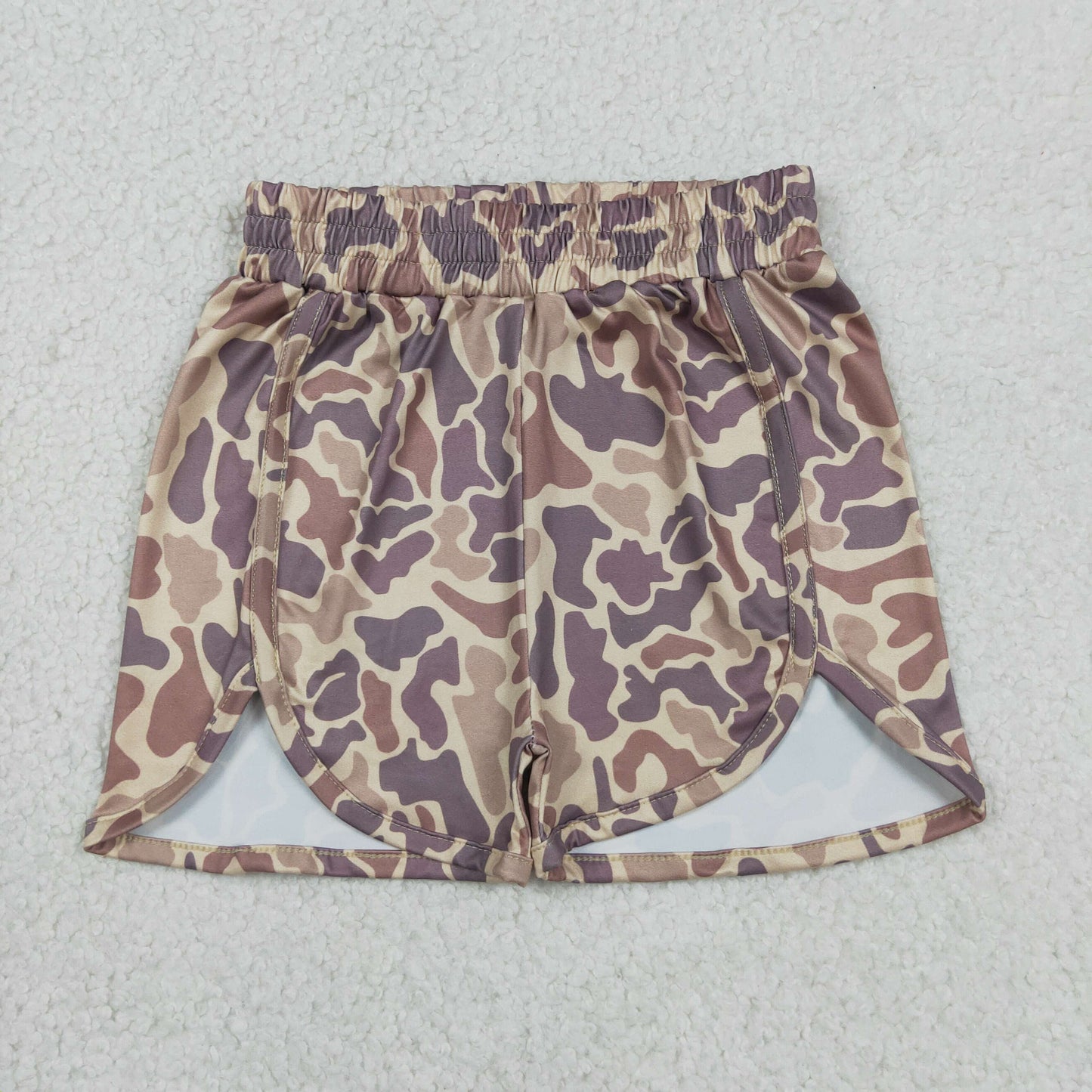 Sibling Baby Boys Girls Southern Khaki Camo Zip Rompers Hoodie Short Sets