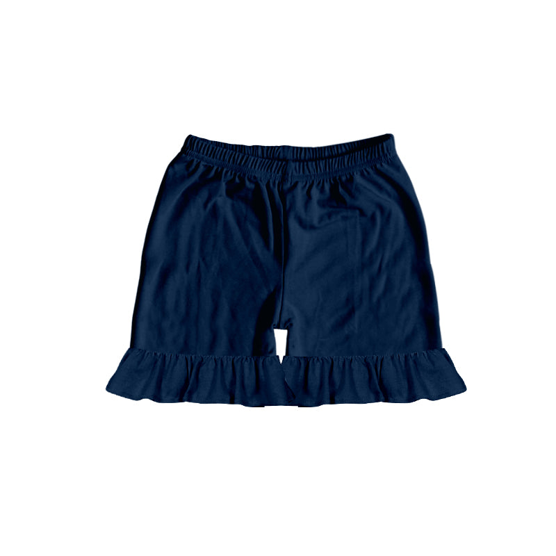 Baby Girls Navy Ruffle Summer Shorts Bottoms Preorder