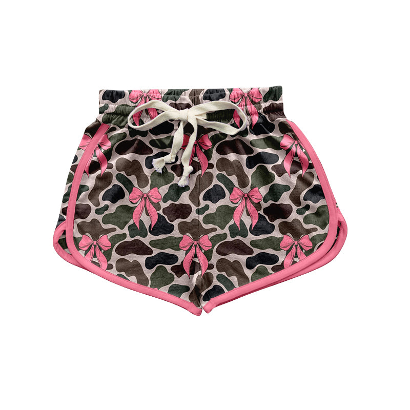 Adult Women Camouflage Bows Summer Shorts Preorder