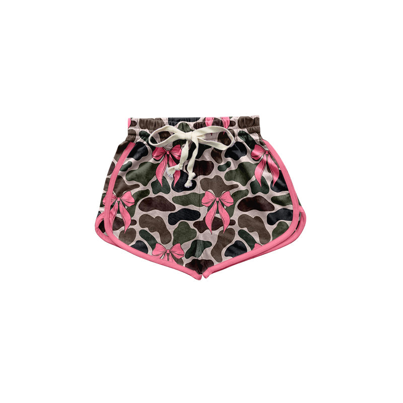 Baby Girls Camouflage Bows Summer Shorts Bottoms Preorder