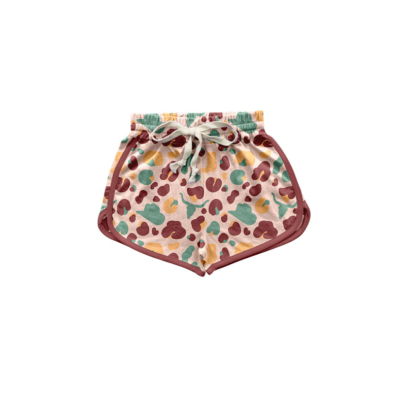 Baby Girls Red Camouflage Summer Shorts Bottoms Preorder