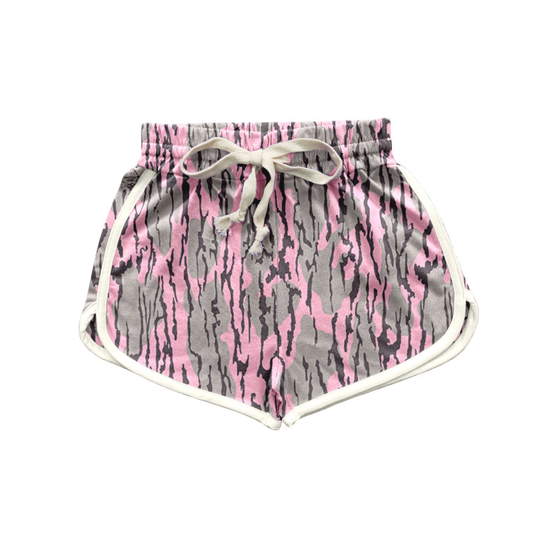 Adult Women Pink Bottomland Camouflage Summer Shorts Preorder