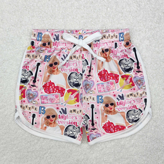 Mommy and Me Adult Baby Girls Pink Singer Lover Shorts Bottoms