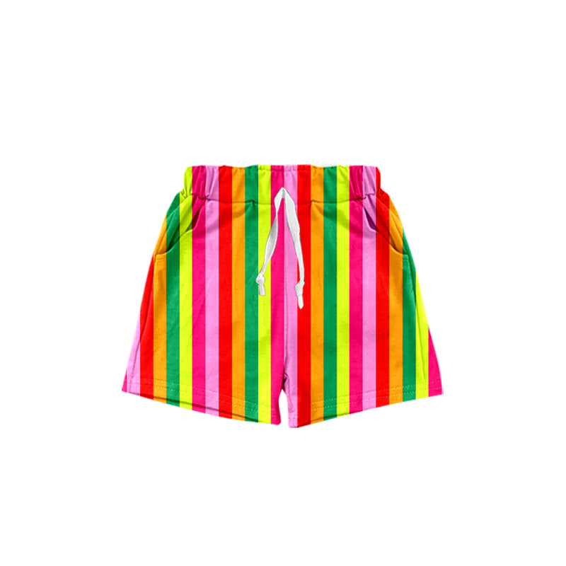 Baby Boys Colorful Stripes Shorts Bottoms Preorder