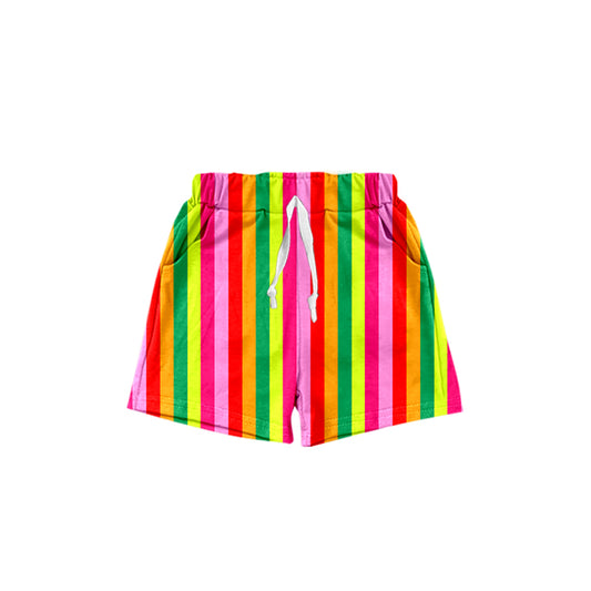 Baby Boys Colorful Stripes Shorts Bottoms Preorder