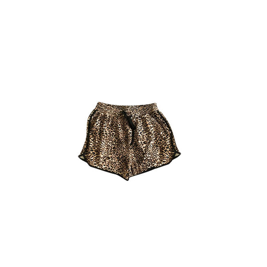 Baby Girls Black Leopard Shorts Bottoms Preorder