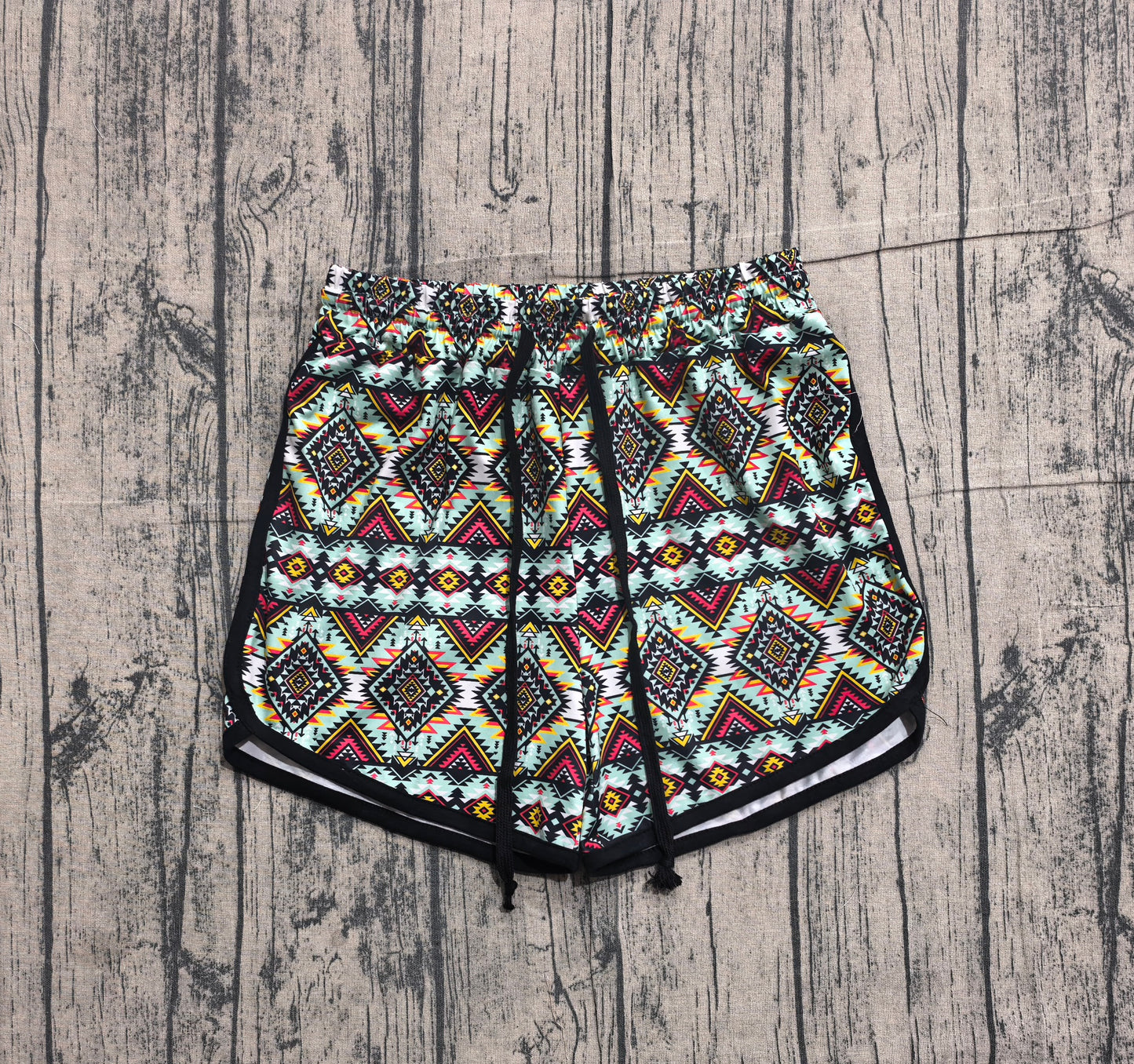 Adult Women Western Aztec Summer Shorts Bottom