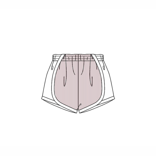 Baby Girls Khaki Stripe Shorts Bottoms Preorder