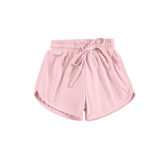 Baby Girls Pink Belt Yoga Shorts Bottoms Preorder
