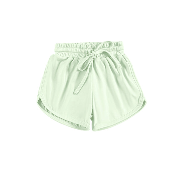 Baby Girls Mint Belt Yoga Shorts Bottoms Preorder