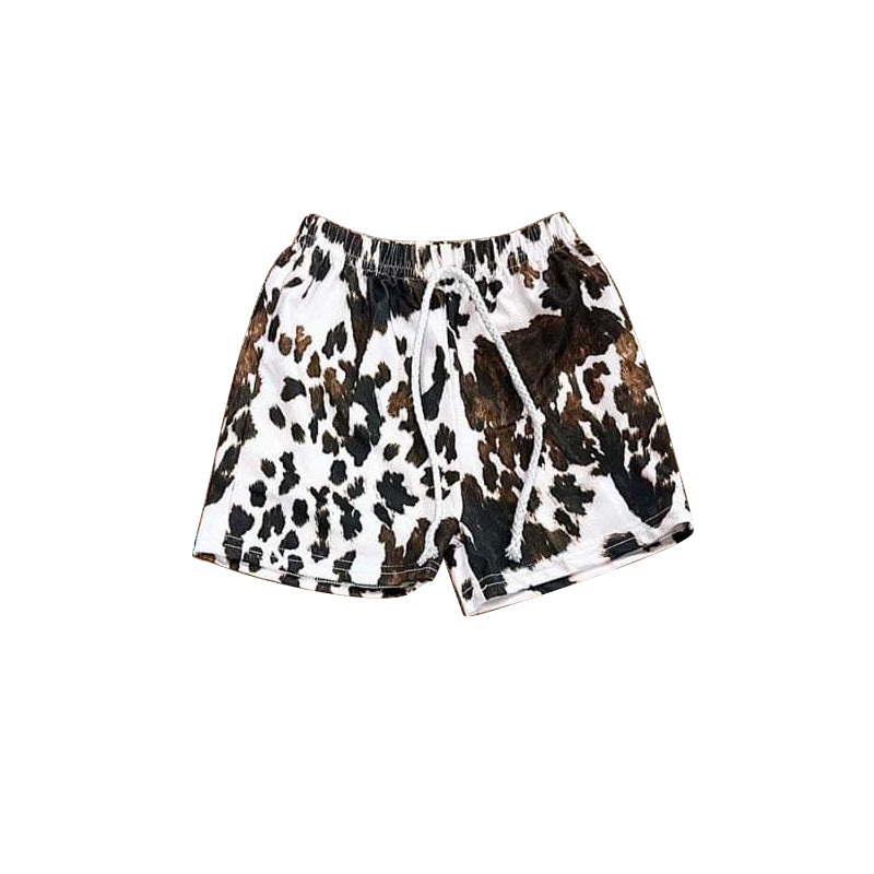 Baby Boys Cow Print Shorts Bottoms Preorder