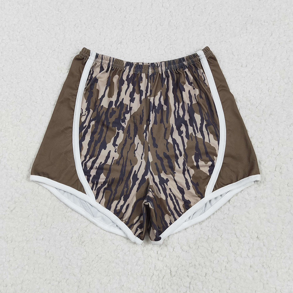 Baby Girls Olive Camo Shorts Bottoms