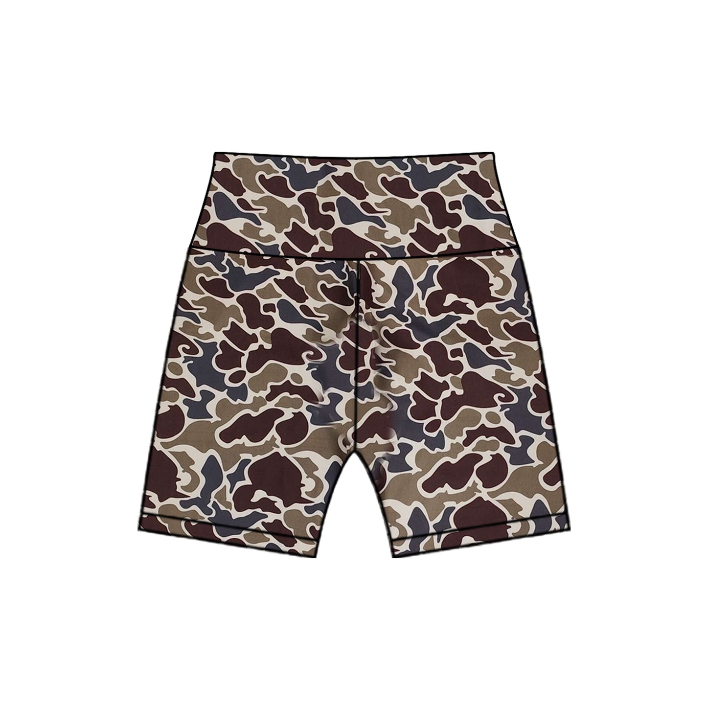 Baby Girls Dark Brown Camo Biking Shorts Bottoms Preorder