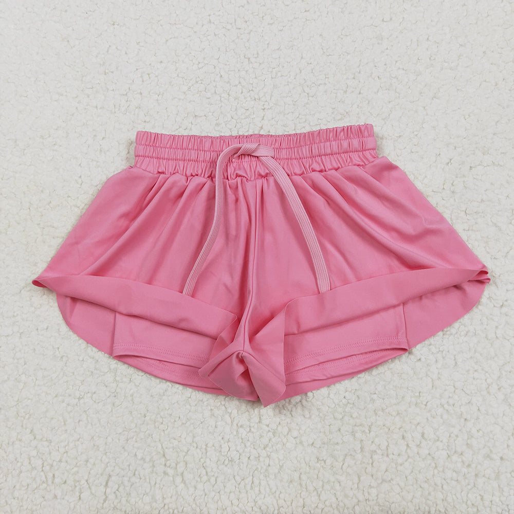 Baby Girls Pink Yoga Shorts Bottoms