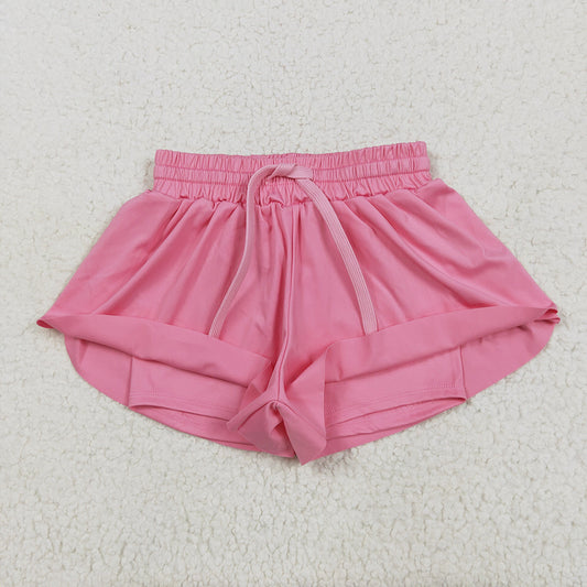 Baby Girls Pink Yoga Shorts Bottoms