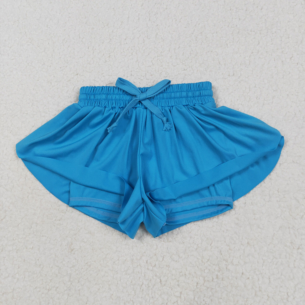 Baby Girls Blue Yoga Skort Shorts Bottoms