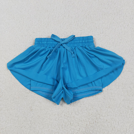 Baby Girls Blue Yoga Skort Shorts Bottoms