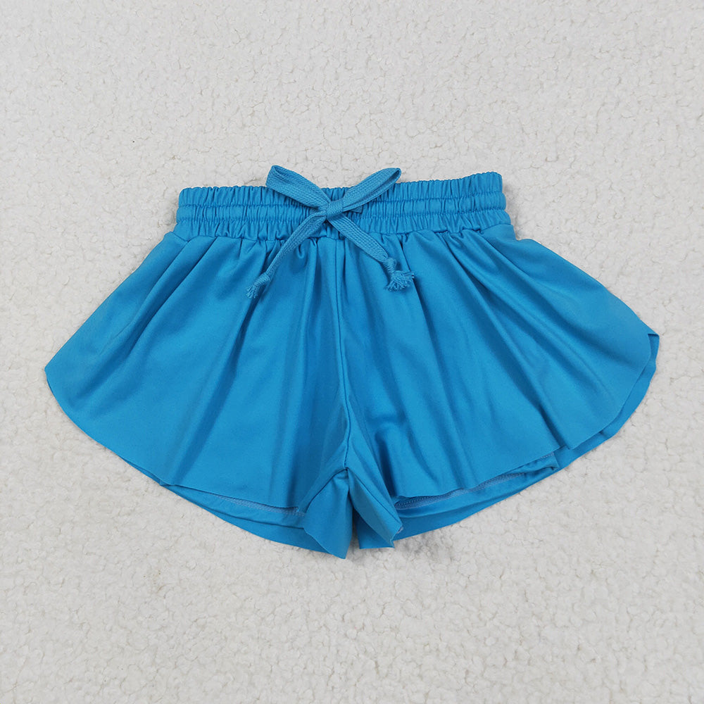 Baby Girls Blue Yoga Skort Shorts Bottoms