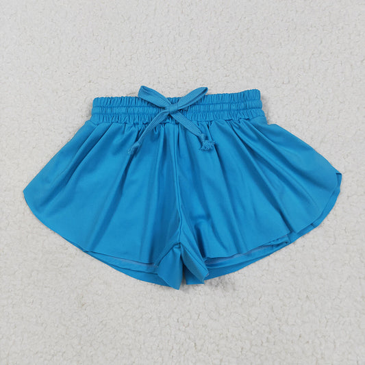 Baby Girls Blue Yoga Skort Shorts Bottoms