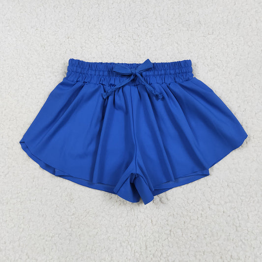 Baby Girls Royal Blue Skort Yoga Shorts Bottoms