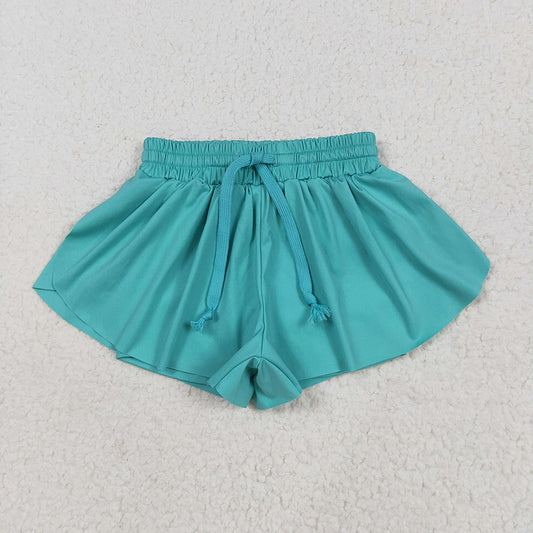 Baby Girls Aqua Yoga Shorts Bottoms