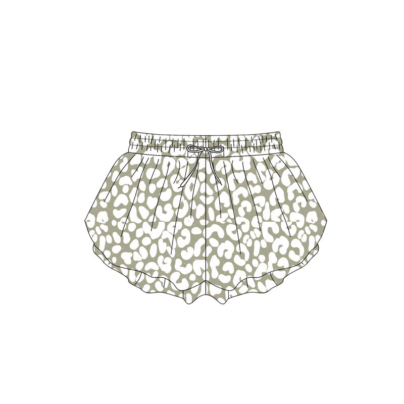 Baby Girls Aqua Leopard Summer Shorts Bottoms Preorder