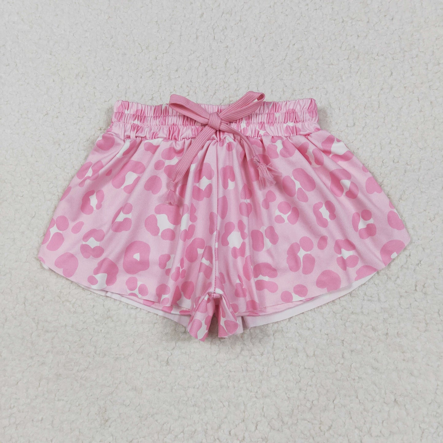 Sibling Baby Girls Colorful Bows Leopard Skorts Ruffle Summer Shorts Bottoms